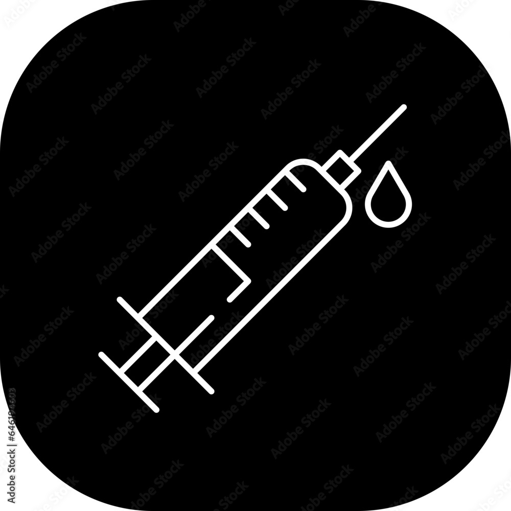 Syringe medical and health icon with black filled line outline. syringe, injection, medical, vaccine, health, medicine, treatment. Vector illustration Syringe medical and health icon with black filled line outline. syringe, injection, medical, vaccine, health, medicine, treatment. Vector illustration