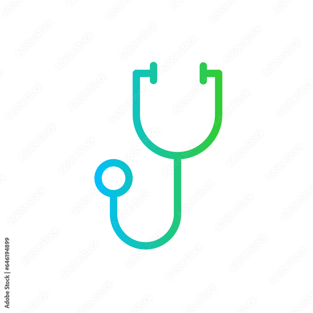 Medical medical and health icon with blue and green gradient outline style. medical, health, medicine, symbol, line, care, healthcare. Vector Illustration Medical medical and health icon with blue and green gradient outline style. medical, health, medicine, symbol, line, care, healthcare. Vector Illustration
