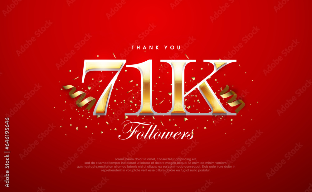 Thank you followers 71k, thank you for followers.