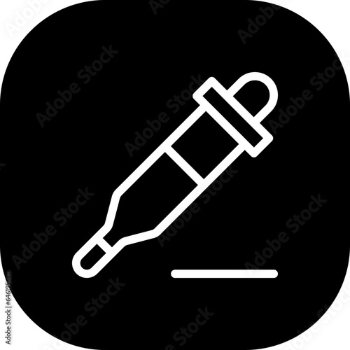 Cropper medical and health icon with black filled line outline style. cropper, symbol, background, text, white, metal. Vector Illustration