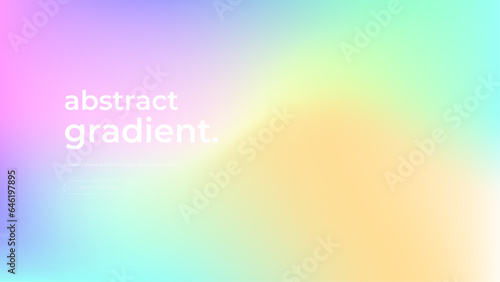 Gradient colorful abstract background vector