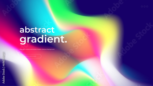 Vector abstract colorful blend gradient background