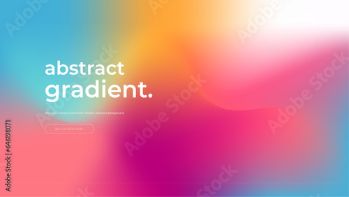 Vector colorful gradient trendy background abstract