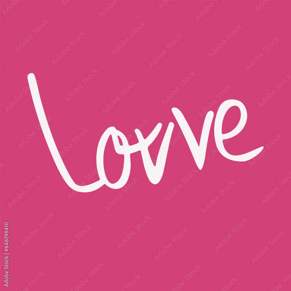 English word love font design English word love font design