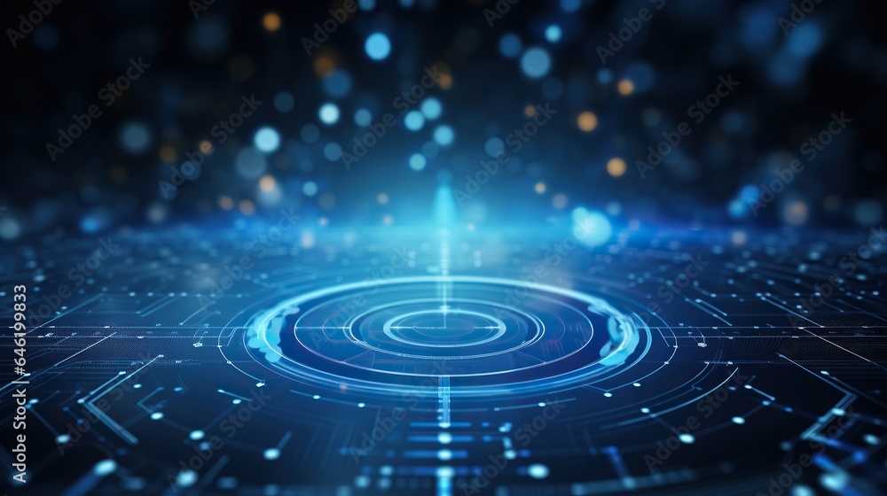 Abstract background of future technology concept for business solutions.circle,globe.Generative AI Abstract background of future technology concept for business solutions.circle,globe.Generative AI
