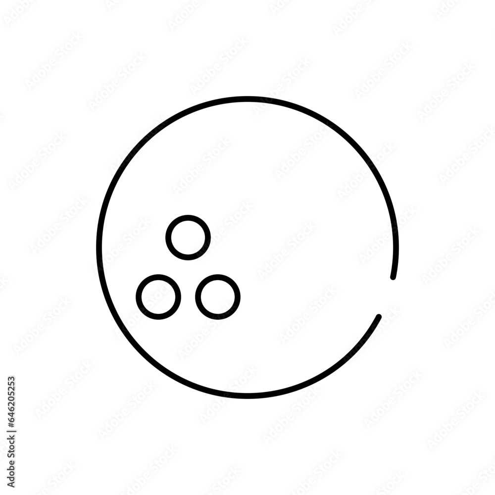 Bowling sport and fitness icon with black outline. ball, game, bowling, sport, competition, strike, leisure. Vector illustration Bowling sport and fitness icon with black outline. ball, game, bowling, sport, competition, strike, leisure. Vector illustration