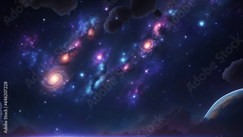 Space Galaxy Planets Stars 4K Ultra HD Wallpaper Stunning Space Sci-Fi Art for Android and Windows