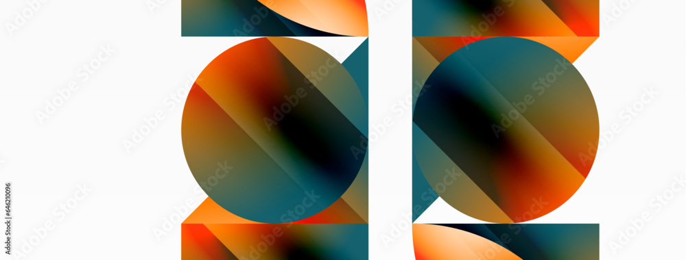 Minimalism meets gradient allure. Geometric shapes intertwine in a tranquil backdrop. Subtle hues meld, creating serene yet dynamic canvas, testament to modern aesthetics Minimalism meets gradient allure. Geometric shapes intertwine in a tranquil backdrop. Subtle hues meld, creating serene yet dynamic canvas, testament to modern aesthetics