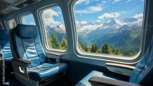 view from a luxury plane, with a landscape and large windows to appreciate it, mexico latin america