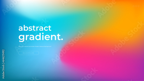 Colorful gradient background abstract vibrant