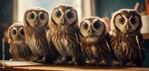 Group of owls. © visoot