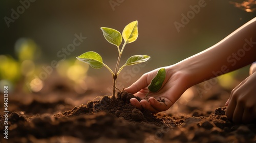 Participate in tree planting and planting seedlings
