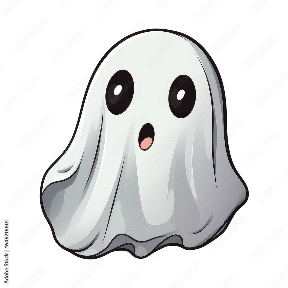 Watercolor Halloween Ghost (AI Generated) Watercolor Halloween Ghost (AI Generated)