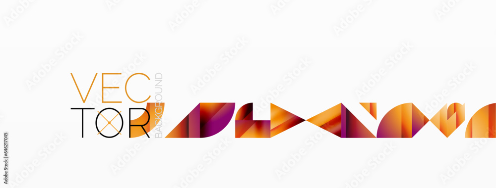 Fototapeta premium Assorted geometric shapes unite in a minimalistic abstract backdrop, offering a versatile canvas for contemporary design for digital designs, presentations, website banners, social media posts