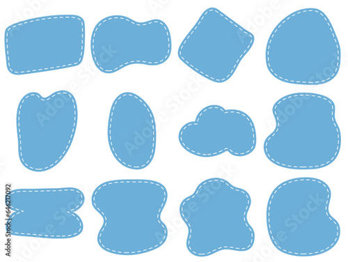 Frame border hand drawn simple design. Frame decorative elements.