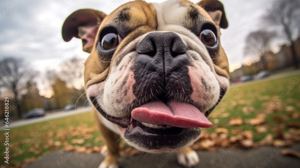 Dog close-up portrait background. Cute adorable funny fluffy puppy face. Home pets, animal care, love and friendship, domestic animals concept.. Dog close-up portrait background. Cute adorable funny fluffy puppy face. Home pets, animal care, love and friendship, domestic animals concept..