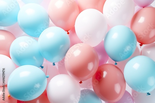 balloon spring summer, vintage background, celebration festival color gradient background with copy space