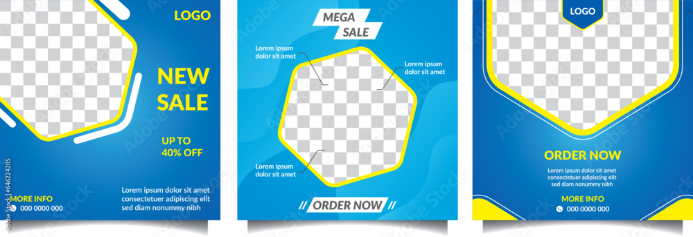 Set of Square Social Media Product Banner Fully Editable Set of Square Social Media Product Banner Fully Editable