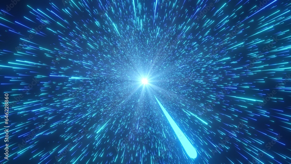 Millions Of Shooting Stars Deep In Outer Space Fly By At Light Speed - Abstract Background Texture Millions Of Shooting Stars Deep In Outer Space Fly By At Light Speed - Abstract Background Texture