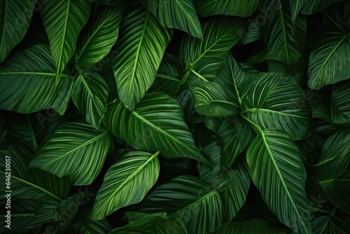 Green leaves background