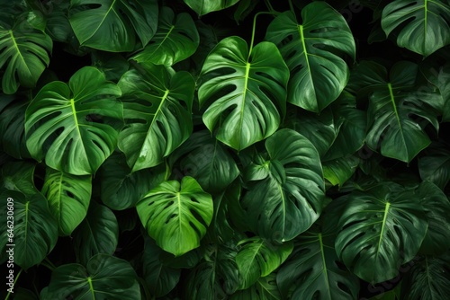 Green leaf texture 