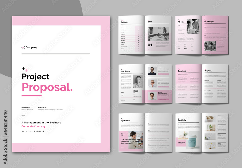 Proposal Template Stock Template | Adobe Stock