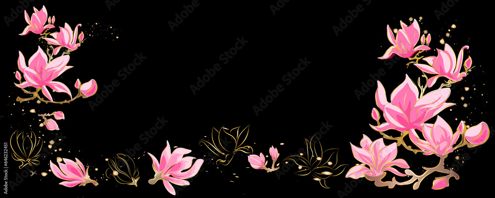 Golden botany banner Japanes. Gold sparkle Splatter background Japanes . Gold Frame botany Asia. Gold element on transparent background. Golden botany banner Japanes. Gold sparkle Splatter background Japanes . Gold Frame botany Asia. Gold element on transparent background.