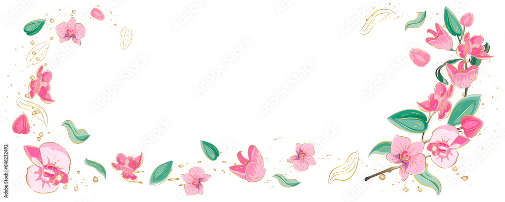 Golden botany banner Japanese.Abstract art background . Luxury minimal style wallpaper with lineart eucalyptus leaves, Gold foil texture, gold glitter, watercolor texture,luxurious foil texture . Golden botany banner Japanese.Abstract art background . Luxury minimal style wallpaper with lineart eucalyptus leaves, Gold foil texture, gold glitter, watercolor texture,luxurious foil texture .