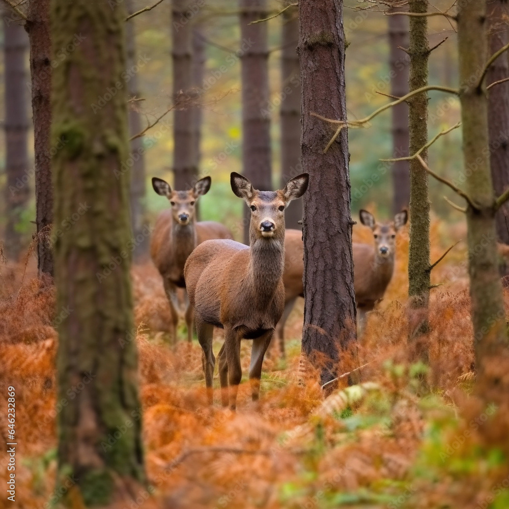 Fototapeta premium red deer