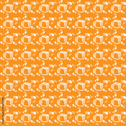 International Coffee Day Pattern Design