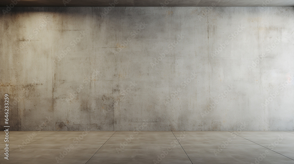 Empty concrete wall. Industrial wall design. Generative AI Empty concrete wall. Industrial wall design. Generative AI