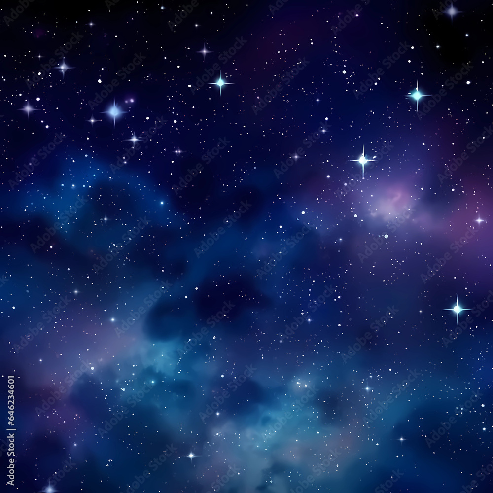 space background realistic starry night