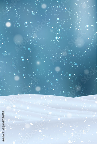 クリスマス　雪　風景　冬　背景