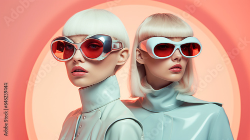 Women in futuristic fashion