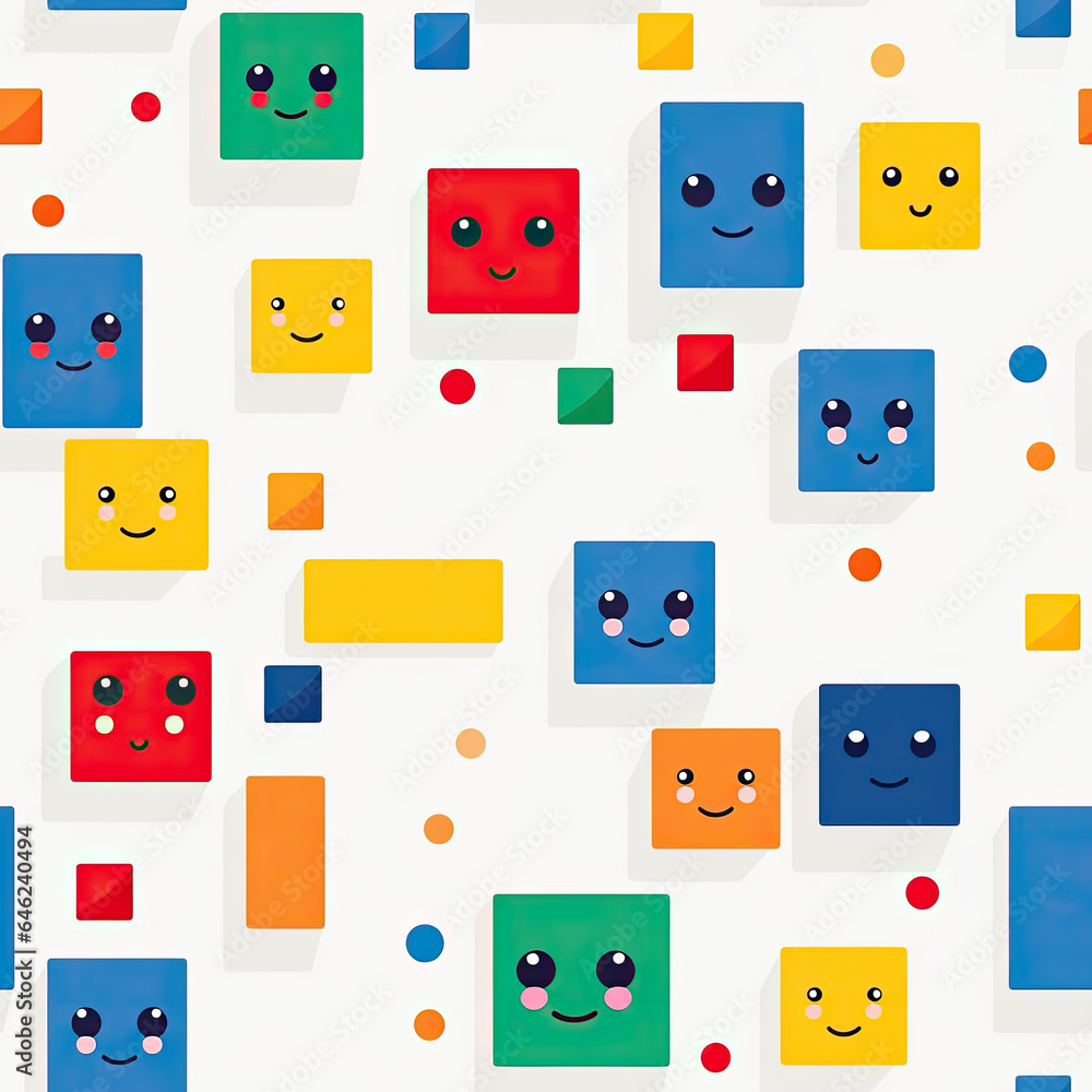A selection of lively and imaginative children's patterns, perfect for creating seamless and colorful backgrounds A selection of lively and imaginative children's patterns, perfect for creating seamless and colorful backgrounds