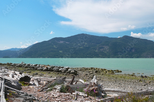 Oliver's Landing Beach, Furry Creek, British Columbia, Canada photo