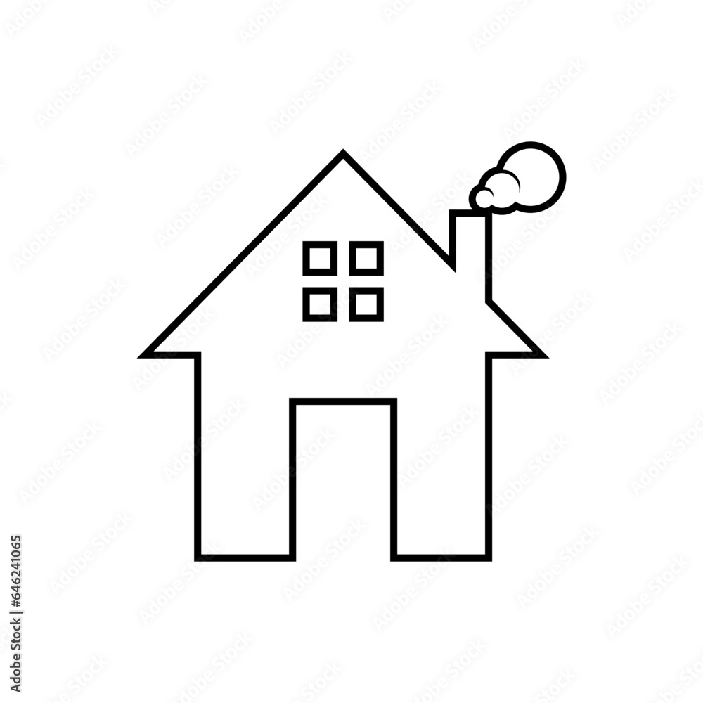 Home Icon. House, Residence Symbol - Vector Home Icon. House, Residence Symbol - Vector