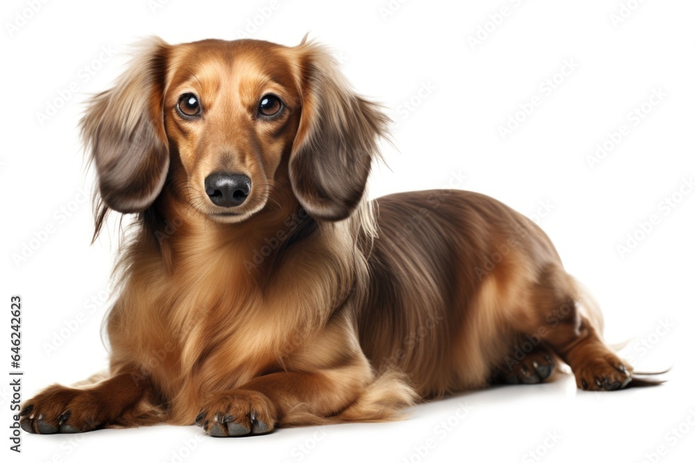 Cute dachshund background