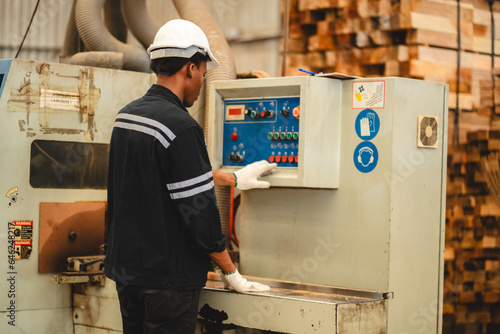 Industry wood turners measu...