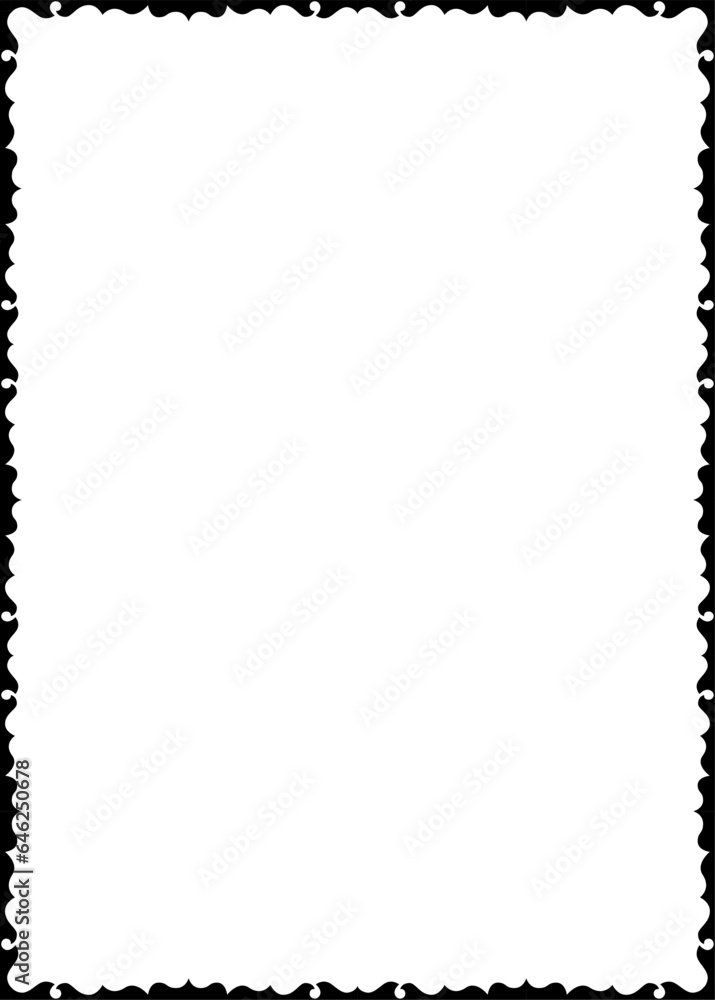 vector frames black on a white background vector frames black on a white background