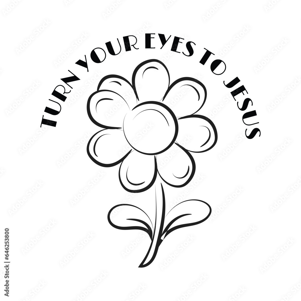 Christian line art design for print or use as banner, poster, photo overlay, apparel design Christian line art design for print or use as banner, poster, photo overlay, apparel design