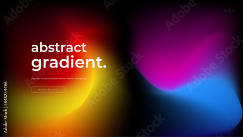 Colorful gradient background design abstract