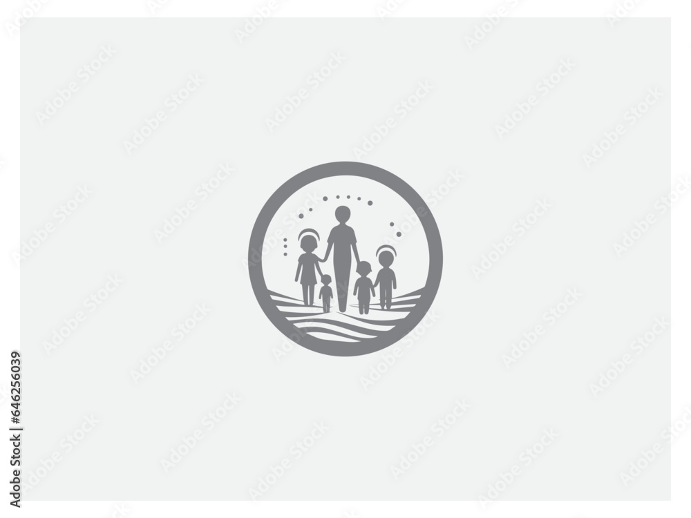 Premium child and children's logo design vector, vector and illustration, Premium child and children's logo design vector, vector and illustration,