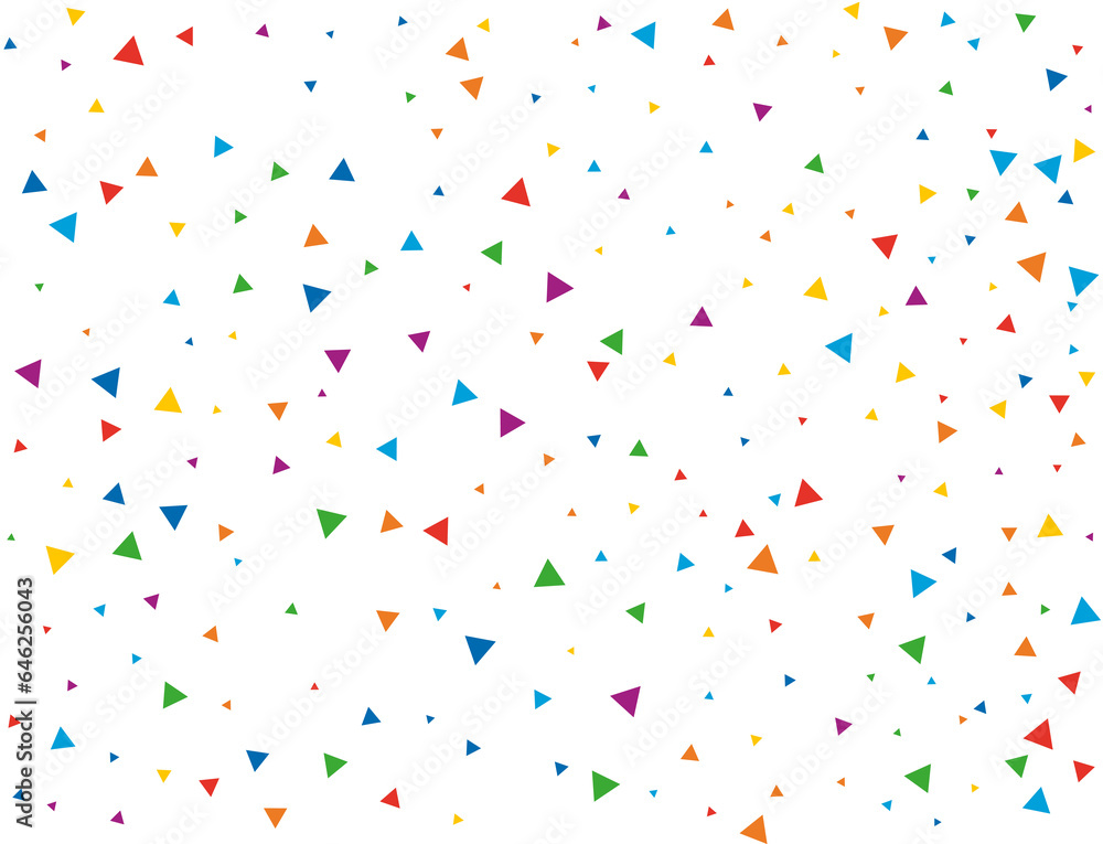Fairy Rainbow Triangular Confetti Fairy Rainbow Triangular Confetti