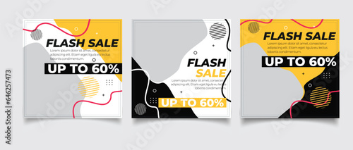 sale ad social media post template