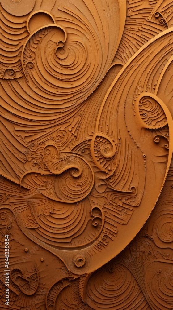 Naklejka premium Abstract background with brown and copper.