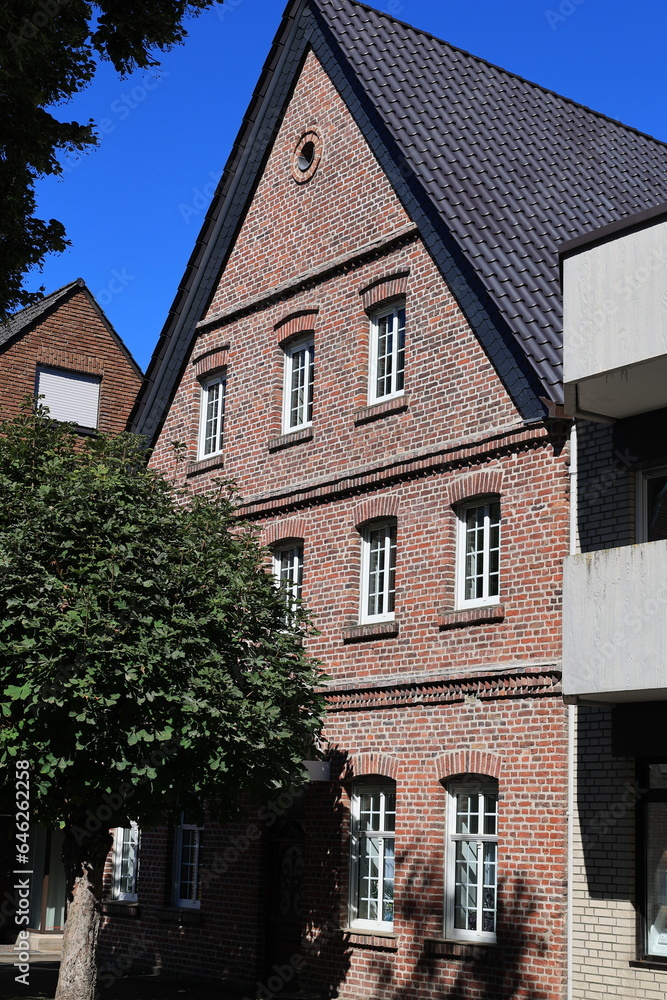 Historisches Bauwerk in der Altstadt der Stadt Werne in Nordrhein-Westfalen