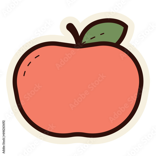 apple fruit sticker