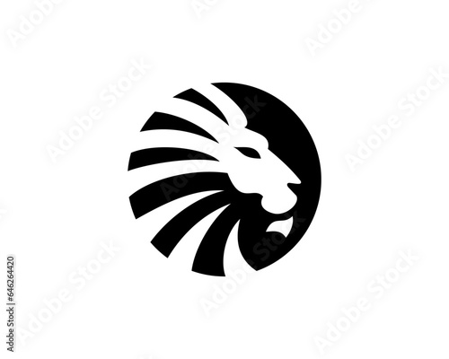 Lion silhouette logo