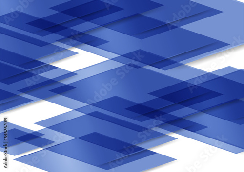 青の幾何学デジタルイメージ背景